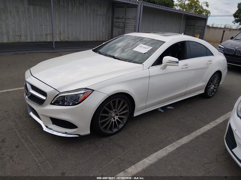2015 Mercedes-benz Clc-klasse VIN WDDLJ6FB5FA153536 IAAI salvage auction — LEFT SIDE, Salvage Title, sold $3,800 on 2026-08-12 (photo 2)