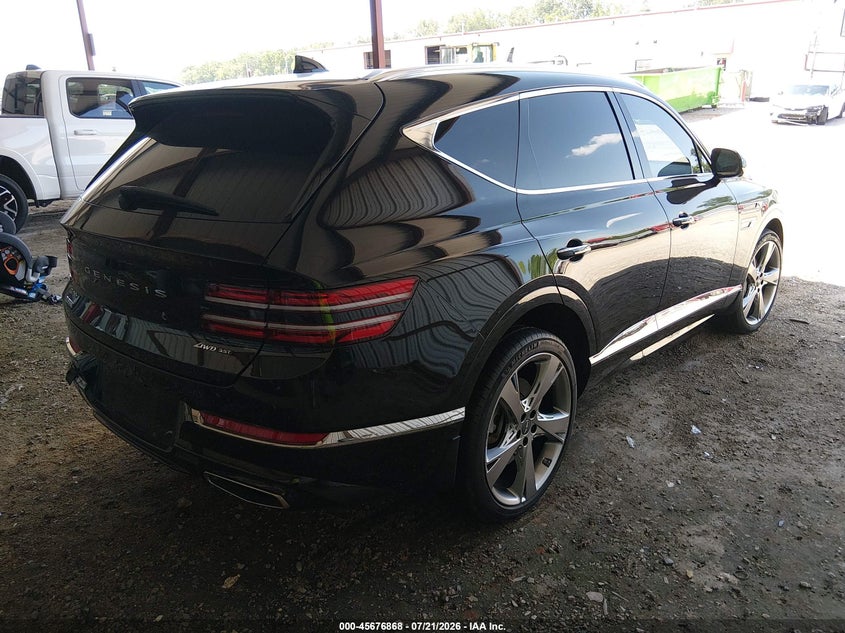 2022 Genesis Gv80 VIN KMUHCESC5NU082464 IAAI salvage auction — LEFT FRONT, Wait Title, sold $12,900 on 2026-08-29 (photo 4)