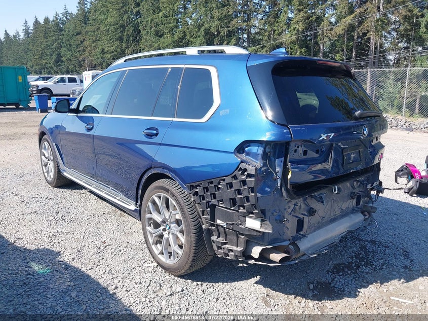2019 BMW X7 VIN 5UXCW2C52KL083641 IAAI salvage auction — REAR END, Salvage Title, sold $19,300 on 2026-09-02 (photo 3)