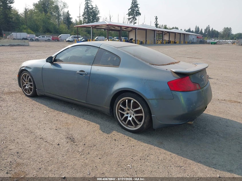 2005 Infiniti G35 VIN JNKCV54E15M419717 IAAI salvage auction — NORMAL WEAR, Clear (Washington), sold $25 on 2026-07-29 (photo 3)
