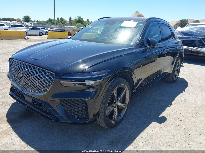 2022 Genesis Gv70 VIN KMUMCDTC7NU019275 IAAI salvage auction — REAR END, Wait Title, sold $15,700 on 2026-09-07 (photo 2)