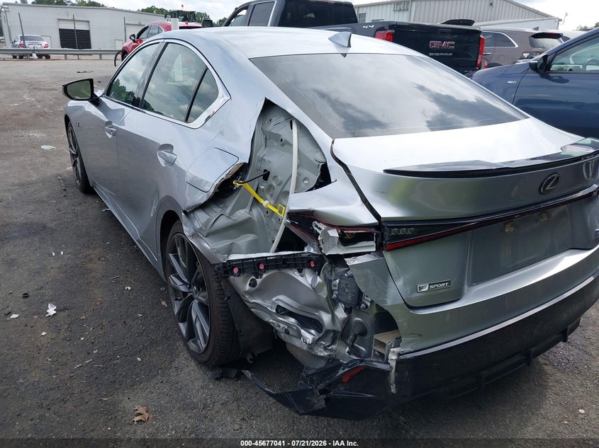 2021 Lexus Is VIN JTHGZ1B20M5048145 IAAI salvage auction — LEFT REAR, Salvage (North Carolina), sold $13,400 on 2026-08-27 (photo 6)