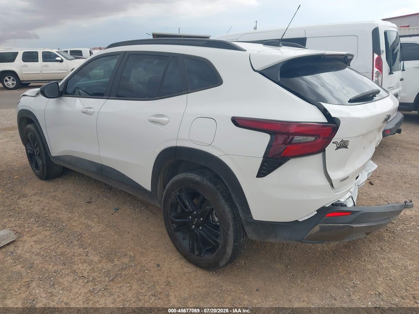2025 Chevrolet Trax VIN KL77LKEP3SC131333 IAAI salvage auction — RIGHT FRONT, Original (Texas), sold $1,500 on 2026-07-29 (photo 3)