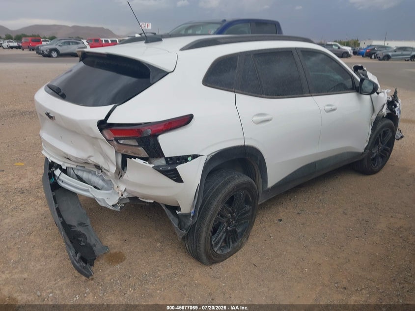 2025 Chevrolet Trax VIN KL77LKEP3SC131333 IAAI salvage auction — RIGHT FRONT, Original (Texas), sold $1,500 on 2026-07-29 (photo 4)