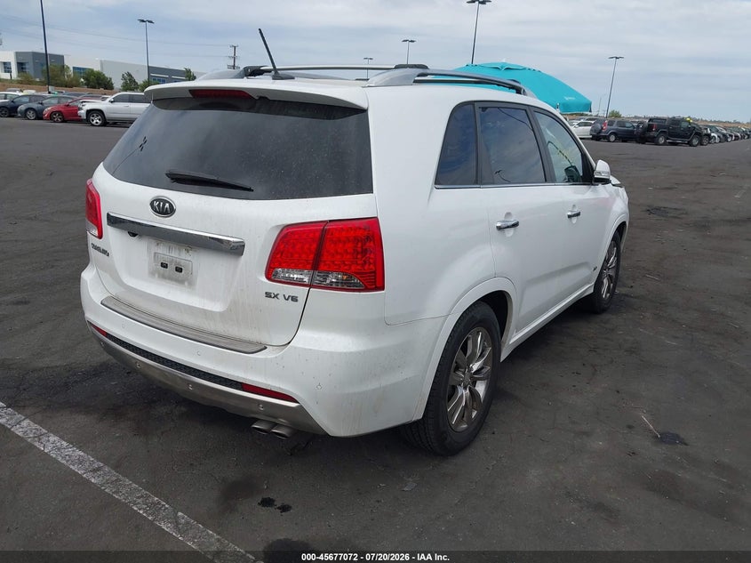 2013 Kia Sorento VIN 5XYKWDA22DG364287 IAAI salvage auction — FRONT END, Salvage Title, sold $1,900 on 2026-08-23 (photo 4)
