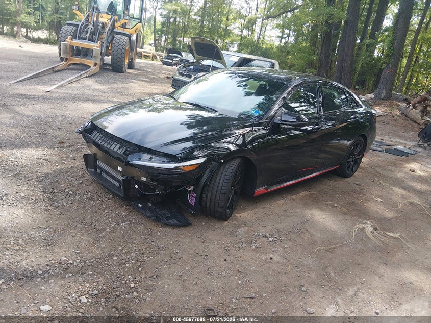 2026 Hyundai Elantra n VIN KMHLW4DK3TU042573 IAAI salvage auction — RIGHT FRONT, Salvage Title, sold $12,475 on 2026-09-01 (photo 2)