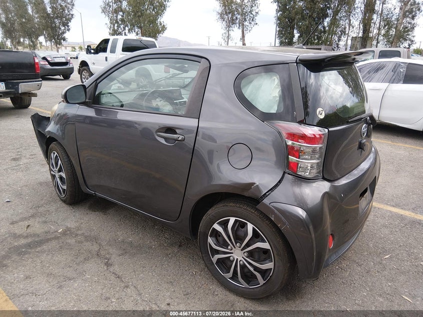 2012 Scion Iq VIN JTNJJXB02CJ009588 IAAI salvage auction — FRONT & REAR, Salvage Title, sold $625 on 2026-08-18 (photo 3)