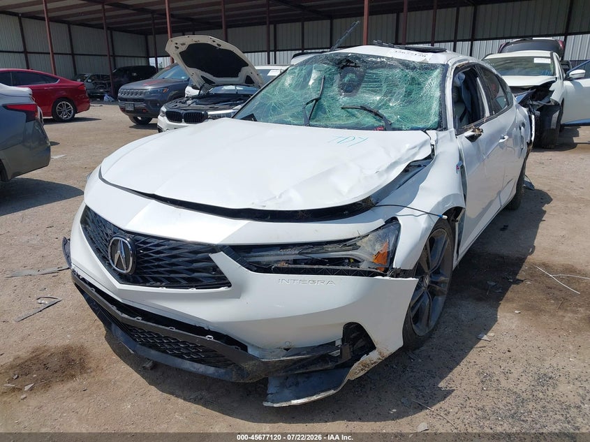 2025 Acura Integra VIN 19UDE4H63SA013570 IAAI salvage auction — ROLLOVER, Salvage Title, sold $2,750 on 2026-09-27 (photo 2)