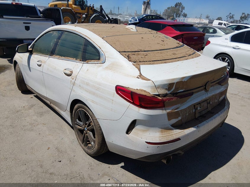 2022 BMW 2er VIN WBA53AK04N7K50093 IAAI salvage auction — WATER/FLOOD, Wait Title, sold $2,000 on 2026-08-17 (photo 3)