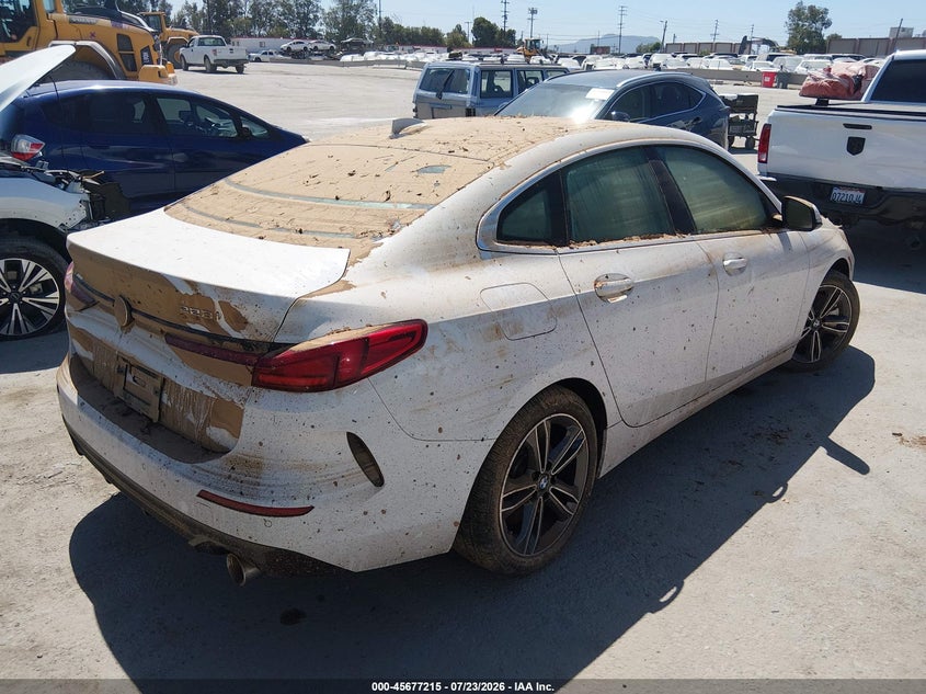 2022 BMW 2er VIN WBA53AK04N7K50093 IAAI salvage auction — WATER/FLOOD, Wait Title, sold $2,000 on 2026-08-17 (photo 4)
