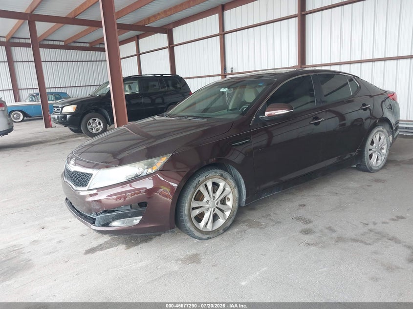 2013 Kia Optima VIN 5XXGN4A73DG246161 IAAI salvage auction — NORMAL WEAR, Clear (Florida), sold $325 on 2026-07-22 (photo 2)