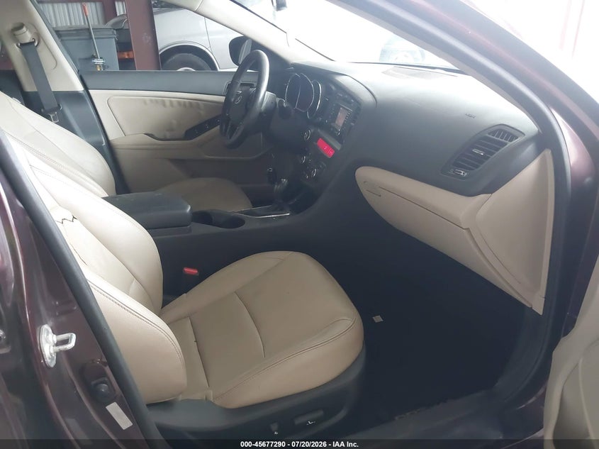 2013 Kia Optima VIN 5XXGN4A73DG246161 IAAI salvage auction — NORMAL WEAR, Clear (Florida), sold $325 on 2026-07-22 (photo 5)