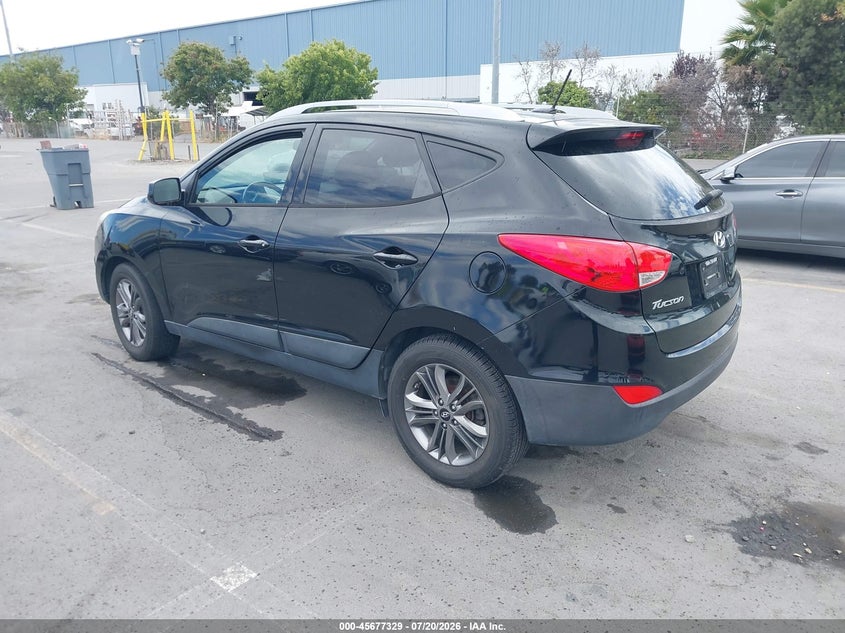 2015 Hyundai Tucson VIN KM8JUCAG0FU112834 IAAI salvage auction — NORMAL WEAR, Clear - Dealer Only (California), sold $1,100 on 2026-07-29 (photo 3)