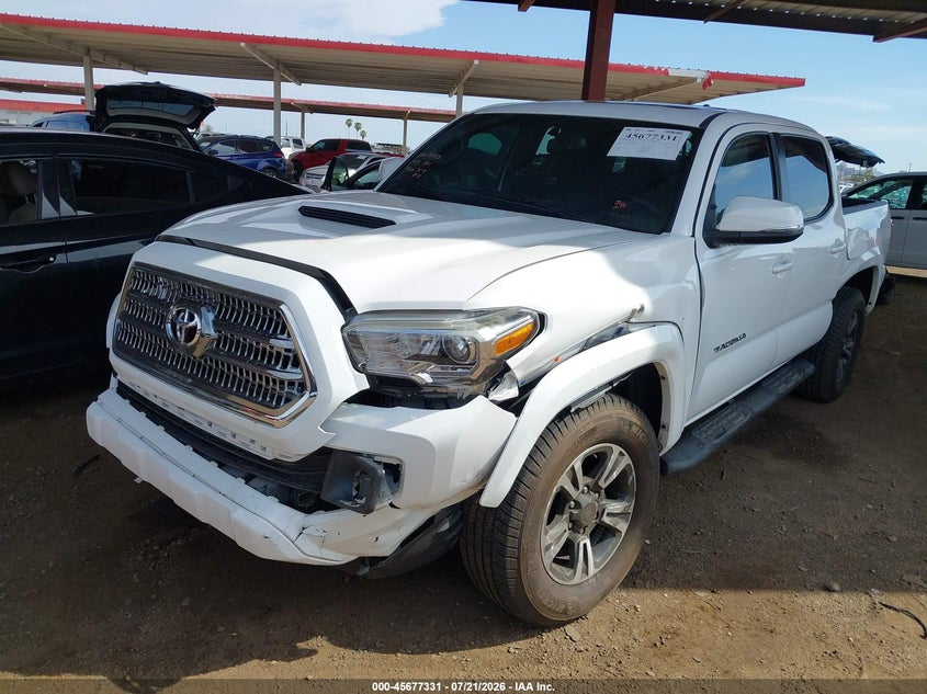 2017 Toyota Tacoma VIN 3TMAZ5CN7HM037960 IAAI salvage auction — LEFT FRONT, Salvage (Arizona), sold $8,600 on 2026-08-01 (photo 6)