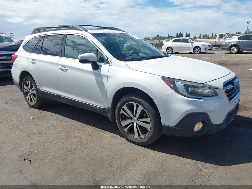 2019 Subaru Outback VIN 4S4BSANC2K3202623 IAAI salvage auction — LEFT REAR, Wait Title, sold $4,500 on 2026-08-24 (photo 1)