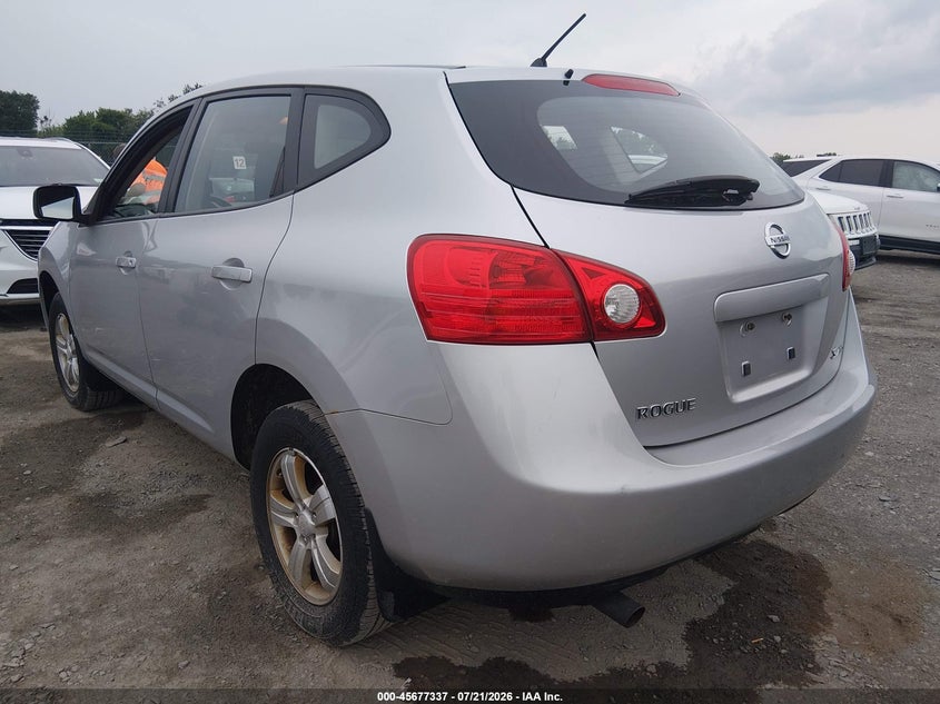 2009 Nissan Rogue sport VIN JN8AS58V79W177588 IAAI salvage auction — NORMAL WEAR, Clear (New York), sold $50 on 2026-07-30 (photo 3)