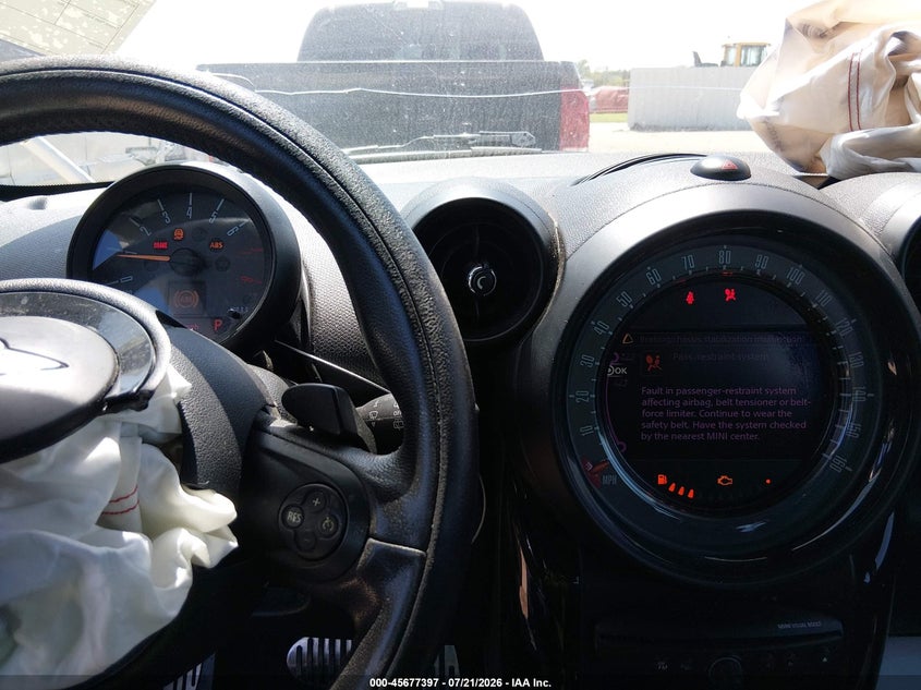 2016 Mini Countryman VIN WMWZC3C59GWT09249 IAAI salvage auction — FRONT END, Salvage Title, sold $1,050 on 2026-08-19 (photo 7)