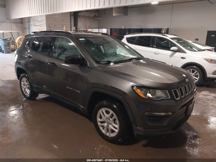2019 Jeep Compass VIN 3C4NJDAB9KT649960 — IAAI salvage auction photo