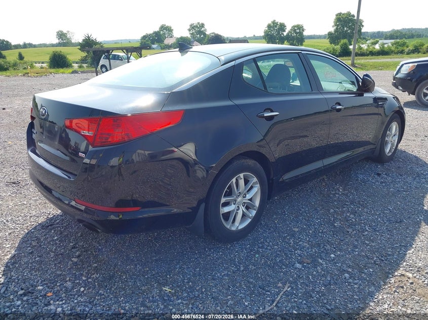 2013 Kia Optima VIN 5XXGM4A74DG254420 IAAI salvage auction — NORMAL WEAR, Clear (Pennsylvania), sold $825 on 2026-07-29 (photo 4)