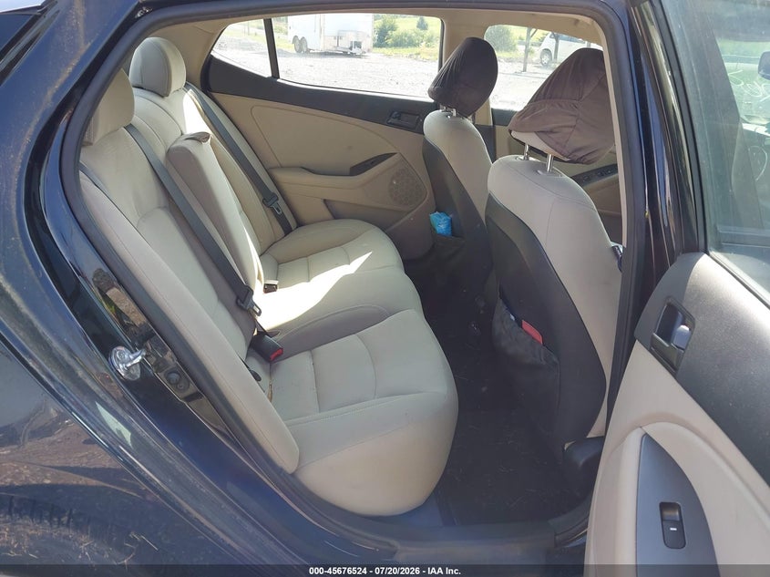 2013 Kia Optima VIN 5XXGM4A74DG254420 IAAI salvage auction — NORMAL WEAR, Clear (Pennsylvania), sold $825 on 2026-07-29 (photo 8)