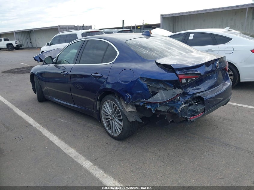 2018 Alfa romeo Giulia VIN ZARFAECN3J7589183 IAAI salvage auction — FRONT END, Clear - Dealer Only (California), sold $400 on 2026-08-05 (photo 3)