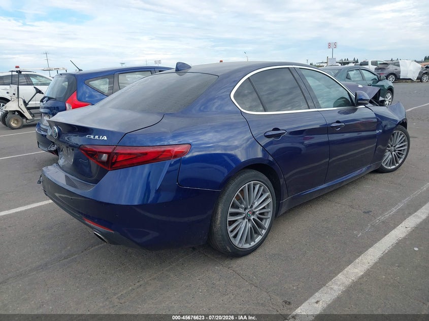 2018 Alfa romeo Giulia VIN ZARFAECN3J7589183 IAAI salvage auction — FRONT END, Clear - Dealer Only (California), sold $400 on 2026-08-05 (photo 4)