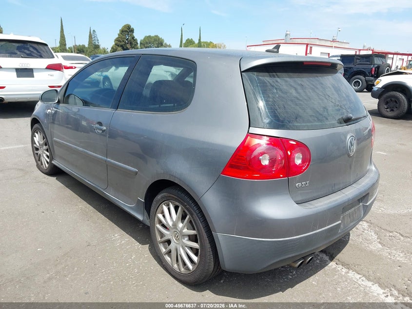 2007 Volkswagen Gti VIN WVWFV71K97W049600 IAAI salvage auction — NORMAL WEAR, Clear - Dealer Only (California), sold $650 on 2026-08-06 (photo 3)
