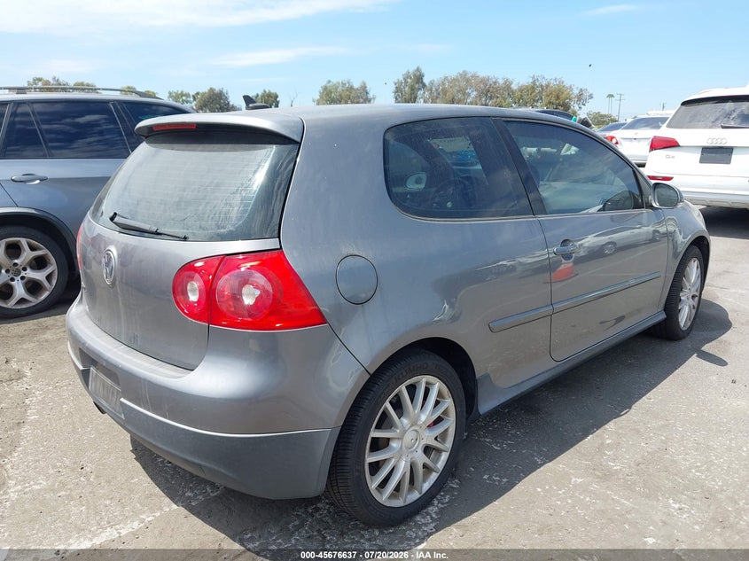 2007 Volkswagen Gti VIN WVWFV71K97W049600 IAAI salvage auction — NORMAL WEAR, Clear - Dealer Only (California), sold $650 on 2026-08-06 (photo 4)