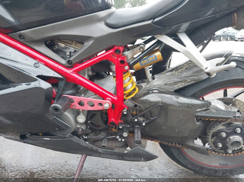2008 Ducati 1098 VIN ZDM1XBEW28B017024 IAAI salvage auction — SIDE, Salvage (Kansas), sold $2,300 on 2026-08-19 (photo 9)