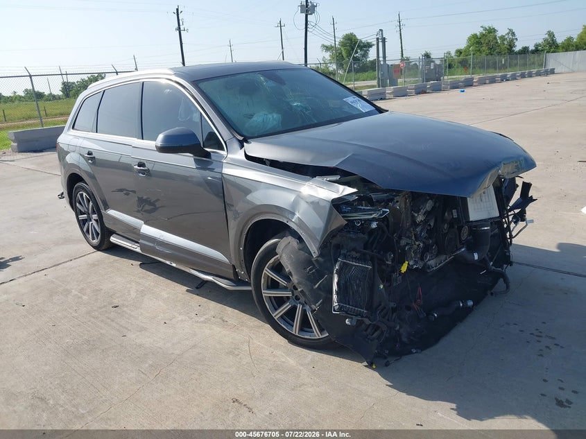 2019 Audi Q7 VIN WA1LAAF70KD022509 IAAI salvage auction — FRONT END, Salvage Title, sold $1,600 on 2026-08-23 (photo 1)