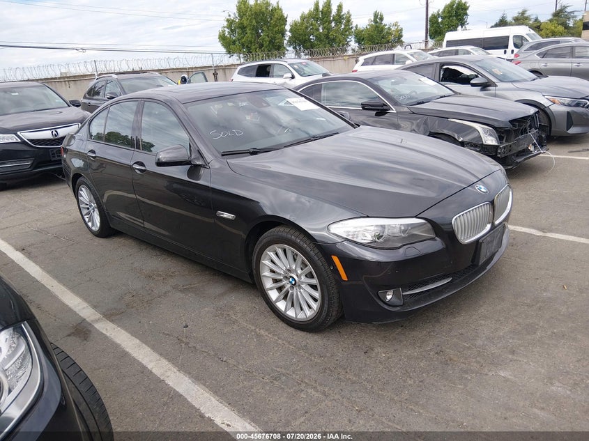 2012 BMW 5er VIN WBAFZ9C51CC751653 IAAI salvage auction — FRONT END, Clear - Dealer Only (California), sold $25 on 2026-07-29 (photo 1)