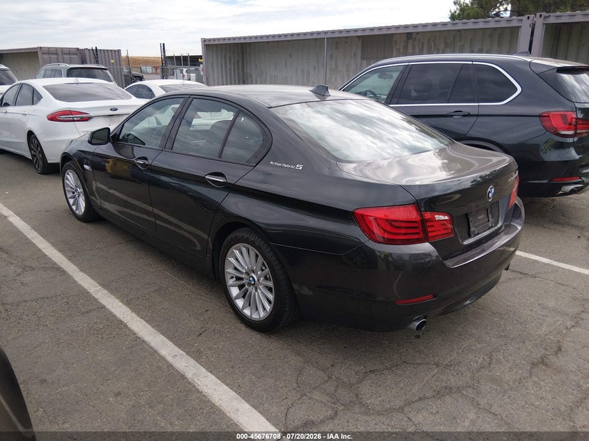 2012 BMW 5er VIN WBAFZ9C51CC751653 IAAI salvage auction — FRONT END, Clear - Dealer Only (California), sold $25 on 2026-07-29 (photo 3)