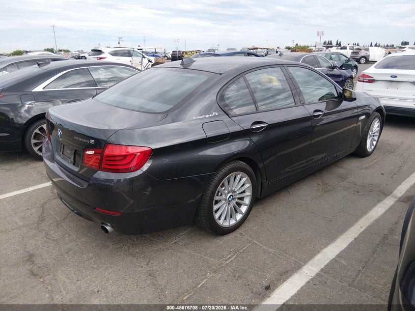2012 BMW 5er VIN WBAFZ9C51CC751653 IAAI salvage auction — FRONT END, Clear - Dealer Only (California), sold $25 on 2026-07-29 (photo 4)