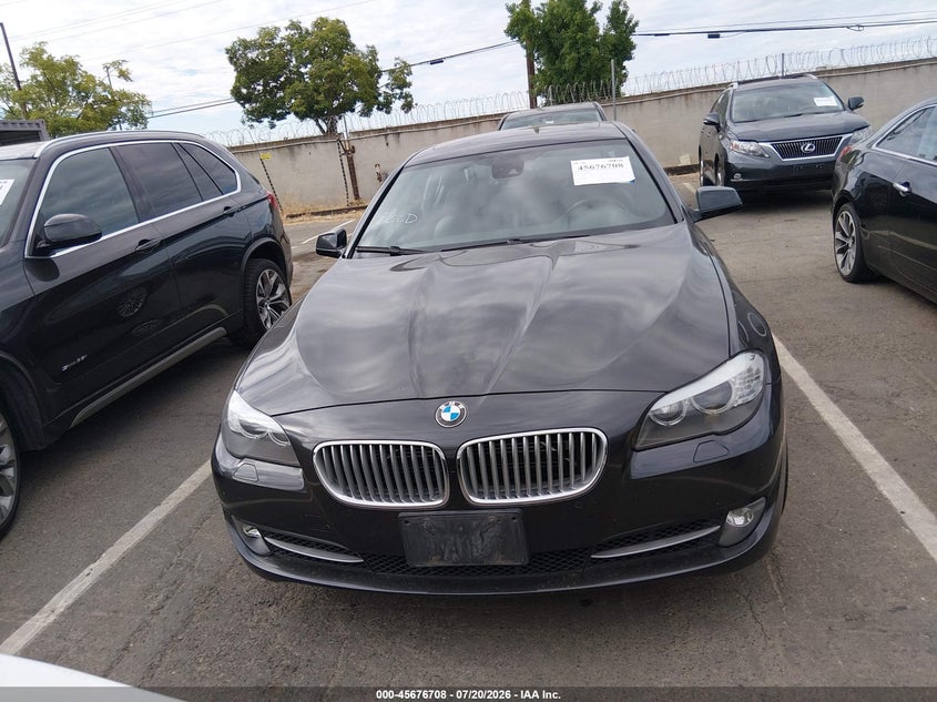 2012 BMW 5er VIN WBAFZ9C51CC751653 IAAI salvage auction — FRONT END, Clear - Dealer Only (California), sold $25 on 2026-07-29 (photo 6)