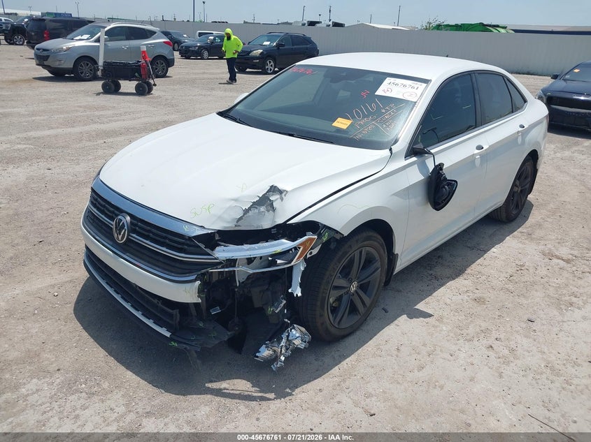 2024 Volkswagen Jetta VIN 3VWEM7BU8RM100082 IAAI salvage auction — FRONT END, Original (Texas), sold $7,300 on 2026-08-22 (photo 2)