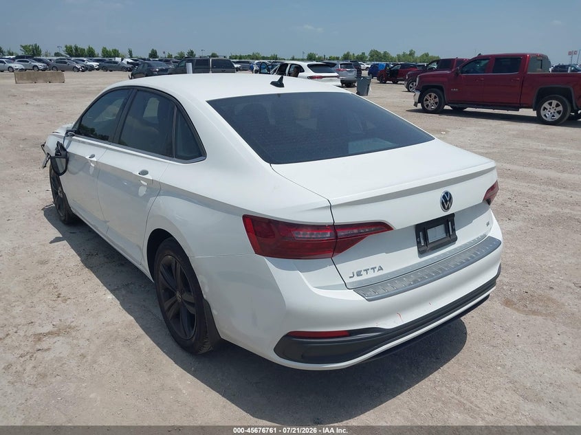 2024 Volkswagen Jetta VIN 3VWEM7BU8RM100082 IAAI salvage auction — FRONT END, Original (Texas), sold $7,300 on 2026-08-22 (photo 3)