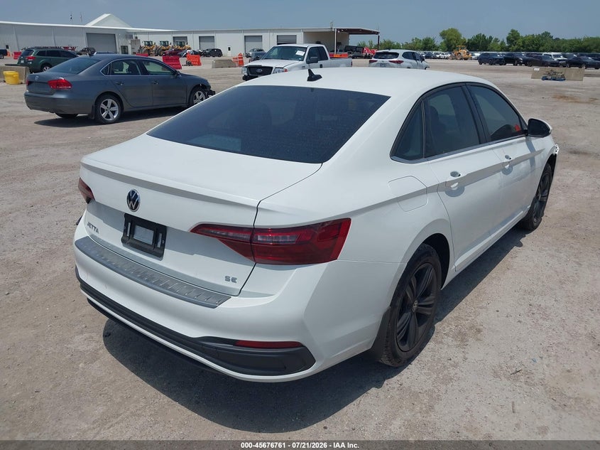 2024 Volkswagen Jetta VIN 3VWEM7BU8RM100082 IAAI salvage auction — FRONT END, Original (Texas), sold $7,300 on 2026-08-22 (photo 4)
