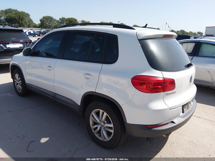 2016 Volkswagen Tiguan VIN WVGAV7AX3GW546997 IAAI salvage auction — NORMAL WEAR, Original (Texas), sold $350 on 2026-07-28 (photo 3)