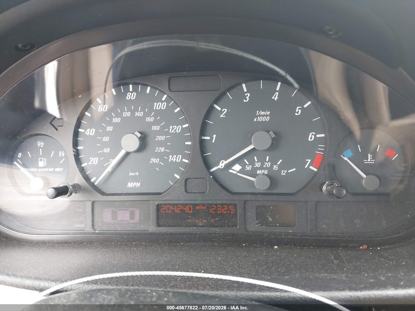 2004 BMW 3 series VIN WBABW33404PL30321 IAAI salvage auction — NORMAL WEAR, Clear - Dealer Only (California), sold $575 on 2026-08-03 (photo 7)