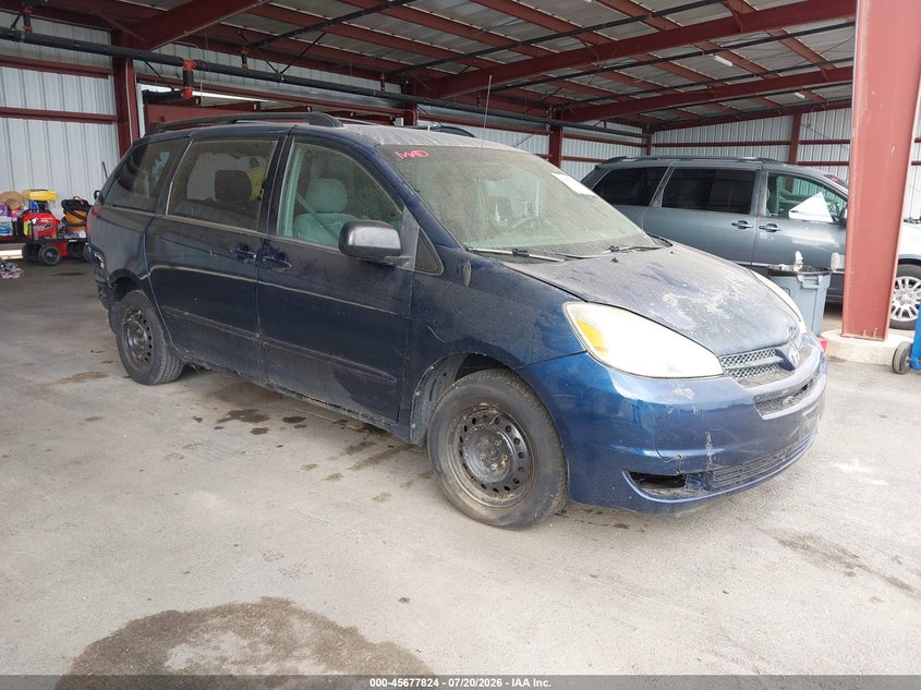 2005 Toyota Sienna VIN 5TDZA23C55S221314 IAAI salvage auction — NORMAL WEAR, App For Dup Clear (California), sold $25 on 2026-07-28 (photo 1)