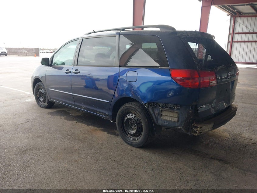 2005 Toyota Sienna VIN 5TDZA23C55S221314 IAAI salvage auction — NORMAL WEAR, App For Dup Clear (California), sold $25 on 2026-07-28 (photo 3)