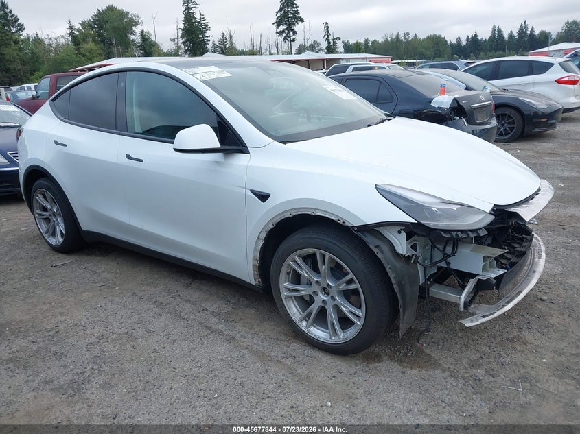 2023 Tesla Model y VIN 7SAYGDEE7PF660707 IAAI salvage auction — FRONT END, Bill Of Sale (Washington), sold $9,200 on 2026-07-29 (photo 1)
