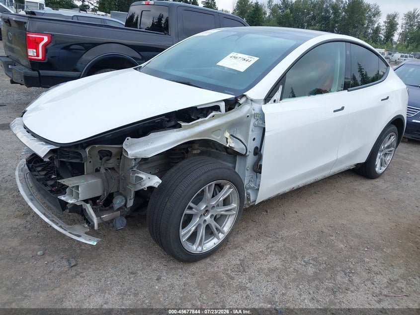 2023 Tesla Model y VIN 7SAYGDEE7PF660707 IAAI salvage auction — FRONT END, Bill Of Sale (Washington), sold $9,200 on 2026-07-29 (photo 2)