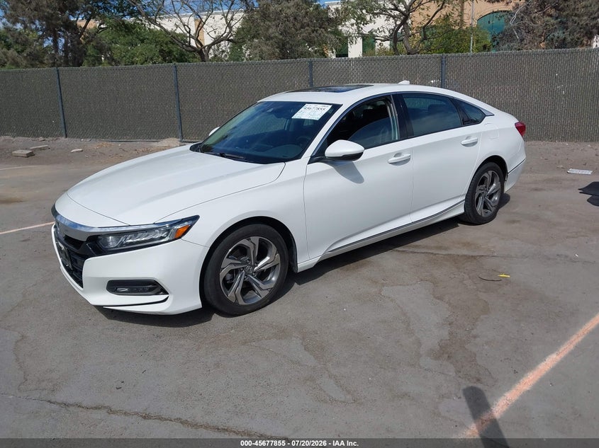 2018 Honda Accord VIN 1HGCV1F6XJA105867 IAAI salvage auction — RIGHT SIDE, Wait Title, sold $7,550 on 2026-08-02 (photo 2)