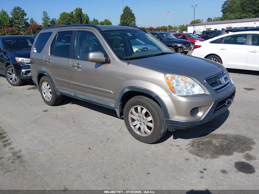 2006 Honda Cr-v VIN SHSRD78906U404961 IAAI salvage auction — LEFT REAR, Salvage Rebuilt (North Carolina), sold $875 on 2026-07-29 (photo 1)