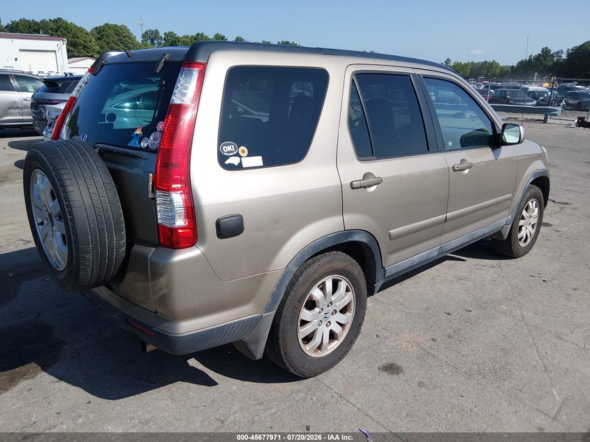 2006 Honda Cr-v VIN SHSRD78906U404961 IAAI salvage auction — LEFT REAR, Salvage Rebuilt (North Carolina), sold $875 on 2026-07-29 (photo 4)