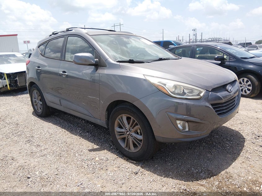 2014 Hyundai Tucson VIN KM8JU3AG3EU922165 IAAI salvage auction — NORMAL WEAR, Clear (Louisiana), sold $25 on 2026-07-29 (photo 1)