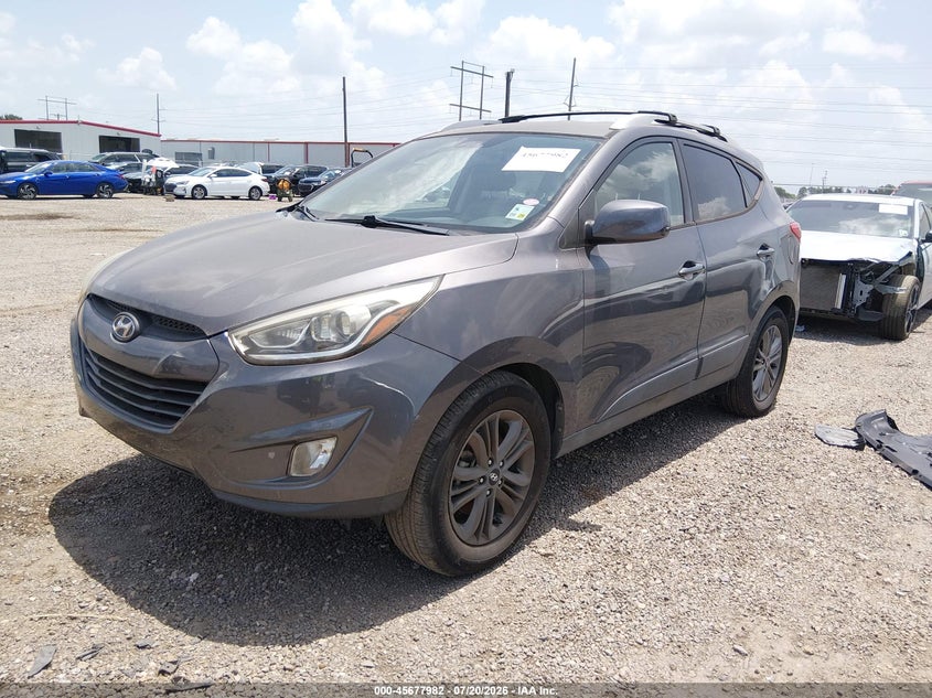 2014 Hyundai Tucson VIN KM8JU3AG3EU922165 IAAI salvage auction — NORMAL WEAR, Clear (Louisiana), sold $25 on 2026-07-29 (photo 2)
