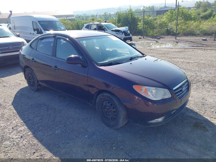 2008 Hyundai Elantra VIN KMHDU46D68U510487 IAAI salvage auction — NORMAL WEAR, Clear (Pennsylvania), sold $175 on 2026-07-28 (photo 1)