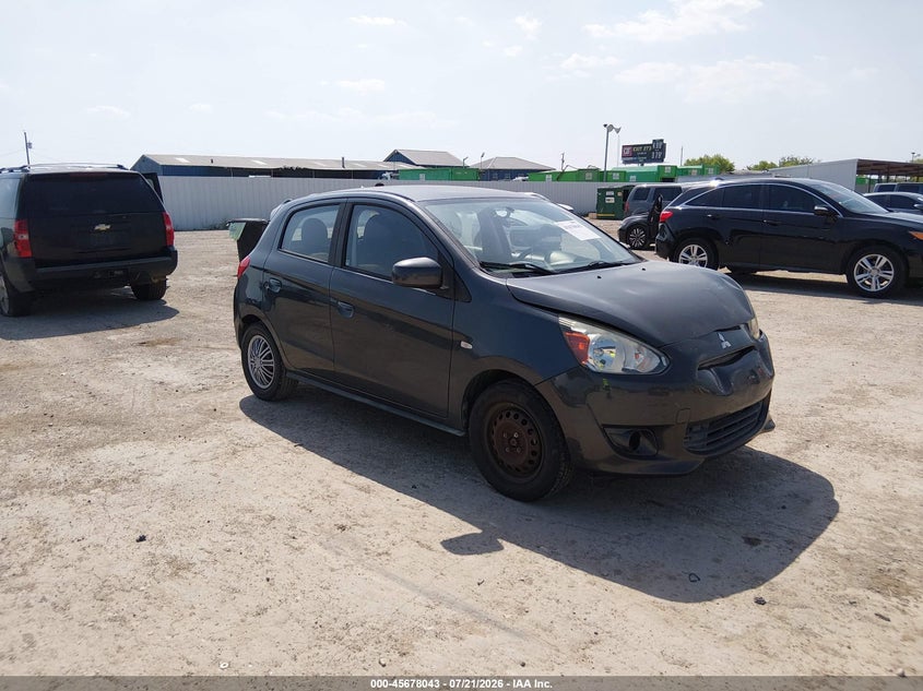 2015 Mitsubishi Mirage VIN ML32A3HJ1FH000395 IAAI salvage auction — NORMAL WEAR, Original (Texas), sold $25 on 2026-07-29 (photo 1)
